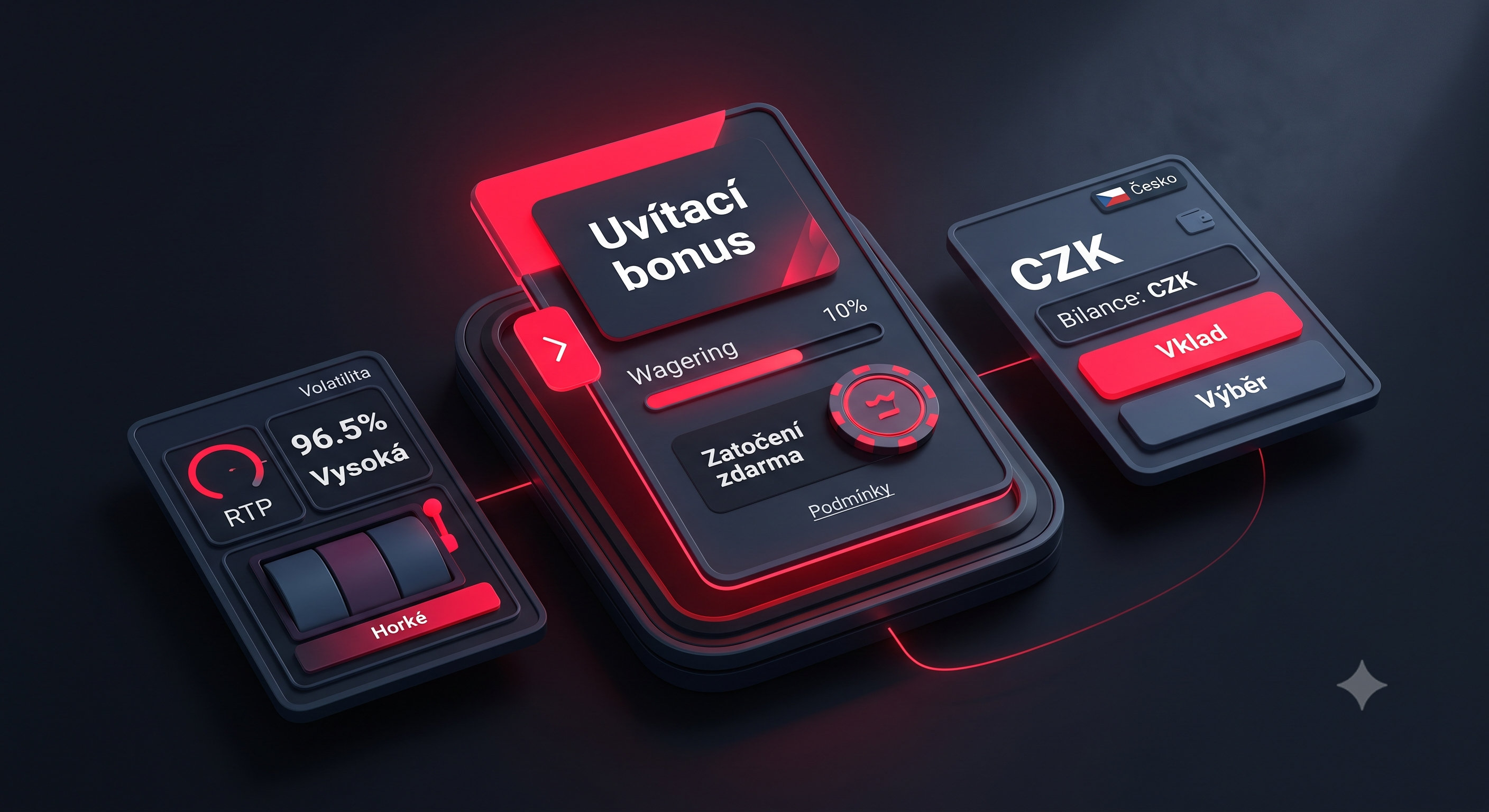 Pokladna Bizzo Casino s vklady a výběry v CZK